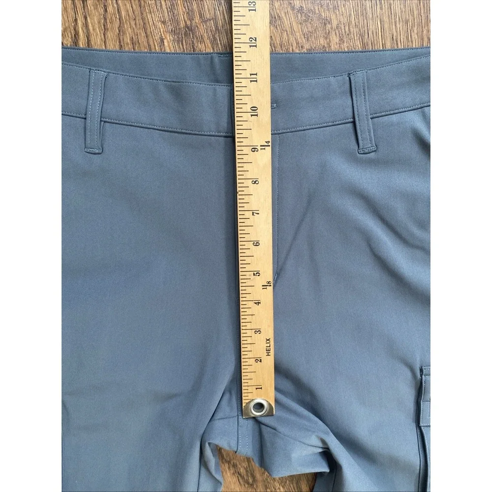 Vuori Pants Mens Meta Cargo Comfort Stretch V451 Grey 34x29 Ankle Work Capsule